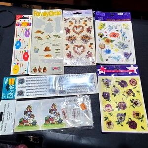 Lot of Vintage Assorted Stickers L👀K